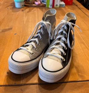 Converse womens custom by you all star lift platform split high top sneakers 7 thumbnail 1