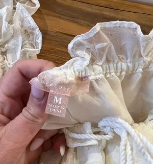 Love Colette Ruffle Romantic Top Size M thumbnail 3