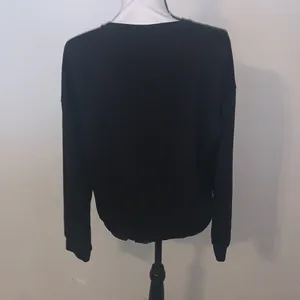Shein Black Skeleton Graphic Woman’s pullover Sweater thumbnail 4