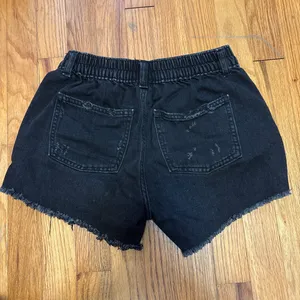 Black Aerie Jean Shorts Distressed thumbnail 2