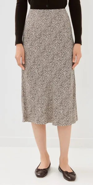 Jenni Kayne Leopard Slip Skirt Size XS Elastic Waist Party Cocktail Designer thumbnail 1