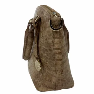 Brahmin Duxie Melbourne Leather Satchel Bag Crossbody Bag Tan thumbnail 8