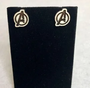 Marvel Avengers Wood Stud Earrings thumbnail 1
