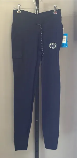 NEW Columbia Small Penn State Nittany Lions Trek Leggings Navy Blue thumbnail 1