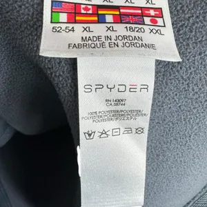 Spyder Gray Neon Pink Core Sweater Full Zip Mock Neck Soft Shell‎ Jacket Size XL thumbnail 6