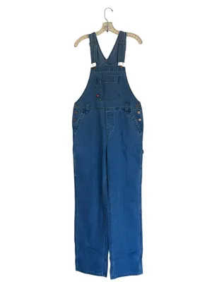 NWT DICKIES Women's Relaxed Fit Bib Overalls Medium Wash Blue Small thumbnail 7