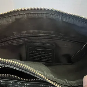 Coach F18926 Black Signature Jacquard Crossbody Bag‎ - Zip Closure thumbnail 8
