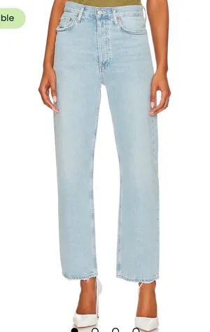 AGOLDE 90's Mid Rise Loose Jeans in Reputation thumbnail 1