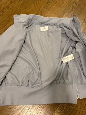 Athleta Jetsetter Bomber Jacket in Light Blue/Purple Size Small - C4-096 thumbnail 9