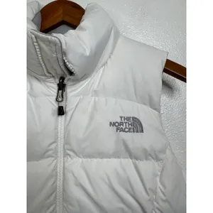 The North Face White Goose Down Puffer‎ Vest Size Xsmall thumbnail 3