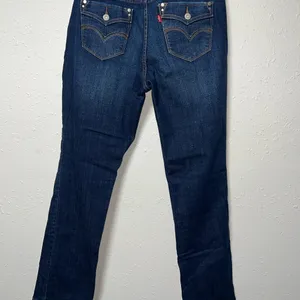 Levi's 505 Blue Straight Leg‎ Jeans Classic Style thumbnail 2