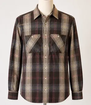 Ralph‎ Lauren Plaid Western Cowgirl Rodeo Shirt Brown Pink XS Roll Tab Sleeve thumbnail 1