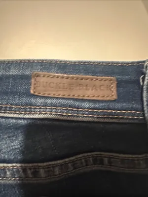 Buckle Black Slim Fit Dark Blue Stretch Jeans thumbnail 7