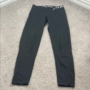 Nike pro Black Performance Leggings thumbnail 6