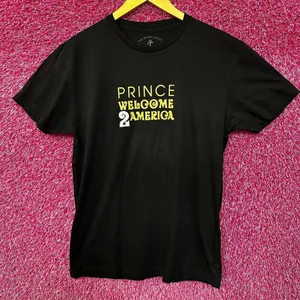 Prince Welcome To America Rock Tshirt size Medium thumbnail 3