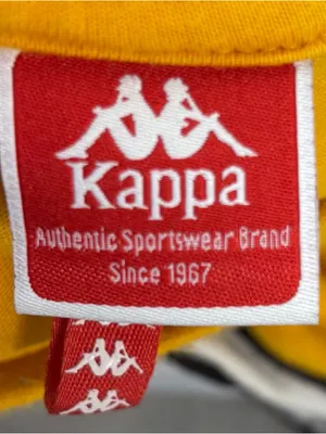 Kappa M Women’s Yellow Long Sleeve Logo Tape Shirt thumbnail 6