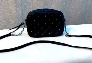 Rebecca Minkoff Black Quilted Studded Crossbody Bag New with tags thumbnail 1
