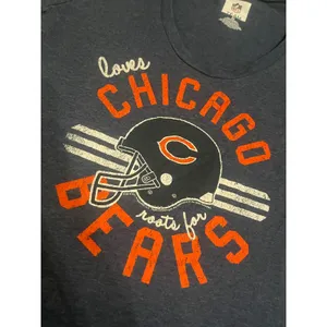 NFL Team Apparel Chicago Bears Short Sleeve Scoop Neck shirt L thumbnail 3