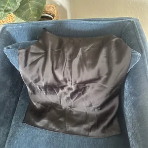 Banana Republic Black Asymmetrical Camisole Top thumbnail 2