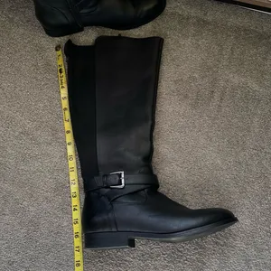 A New Day Black Faux Leather Tall Riding Boots Target Size 10 Buckle detail thumbnail 11