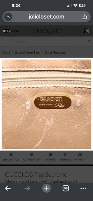 Gucci Vintage handbag/crossbody thumbnail 7