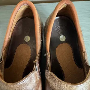 Ariat Shoes Womens 7 1/2 Brown Leather Santa Cruz Comfort Slip‎ On Clogs thumbnail 8