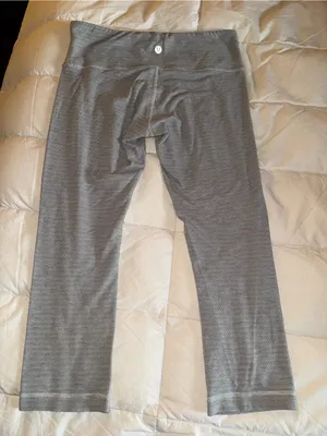 Women's Grey Capri Leggings Lululemon thumbnail 2