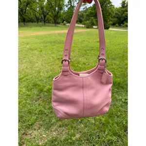 Vintage Coach Soho Slim Hobo Pink Leather Shoulder Bag L3S-4993 Coquette thumbnail 15