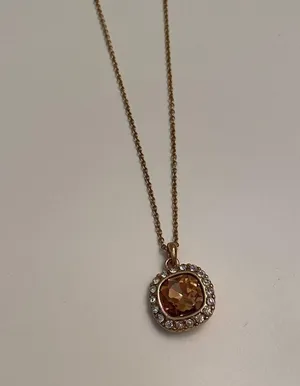 Rhinestone gem pendant thumbnail 3