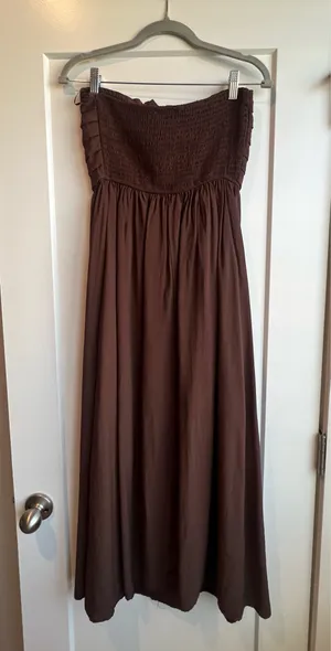 Altar'd State Strapless Midi Dress thumbnail 3