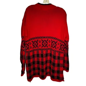 Vintage Marsh Landing Thick Snowflake Red‎ Sweater thumbnail 4