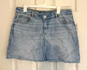 American eagle denim mini skirt thumbnail 1