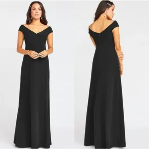 NWT Show Me Your Mumu Zurich Knot Dress in‎ Black Stretch Crepe thumbnail 2