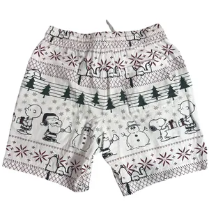 Peanuts Snoopy Christmas Holiday Sleepwear Pajama Shorts Size XS Petite thumbnail 3