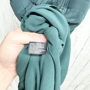 Club Monaco 100% Silk Sleeveless Forest Green Snatched‎ Mini Dress Size 0 thumbnail 4