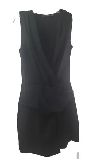 Zara Black Mini Dress Sleeveless V-Neck‎ Party Cocktail Dress thumbnail 1