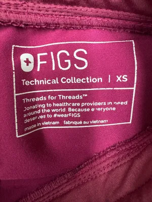 Figs Magenta Colored Zamora Jogger Scrub Pants Size X-Small thumbnail 4