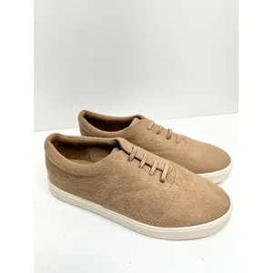 Vince Warren Wool‎ Texture Low Top Sneakers Camel Tan Platform Shoes Size 8.5US thumbnail 5