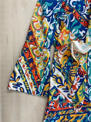ROBERT GRAHAM printed flouncy dress event casual vacation XS thumbnail 7