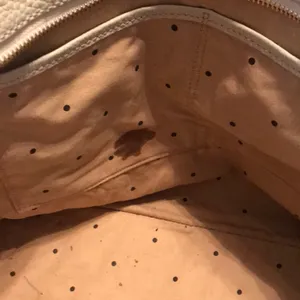 Kate Spade cream pin hole medium tote, 3 pocket‎ thumbnail 7