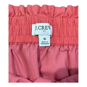 J.Crew Paperbag Waist Skirt Womens Small‎ Orange Linen Cotton Mini Pocket Skirt thumbnail 7