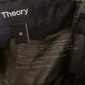 Theory Women's Olive Green High Rise Relaxed Straight Leg Trouser Dress Pants 0 thumbnail 4