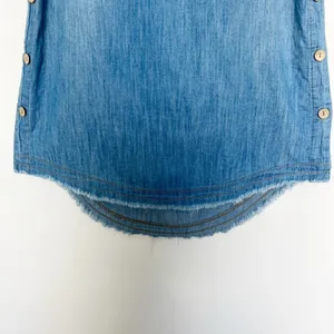NEW Universal Thread jean Chambray Dress XSMALL blue denim bohom coastal thumbnail 6