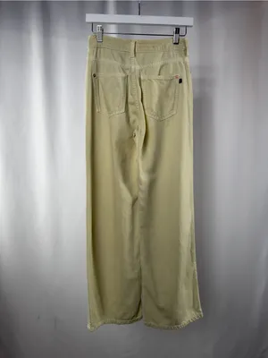 Anthropologie Pilcro Annie Wide-Leg Jeans‎ in Cream Size 25 thumbnail 6