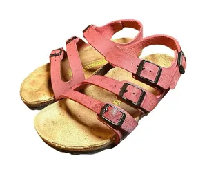 Birkenstock Franca Rose Red Leather Multi-Ankle Strap Sandals Womens 5 36 EU thumbnail 1
