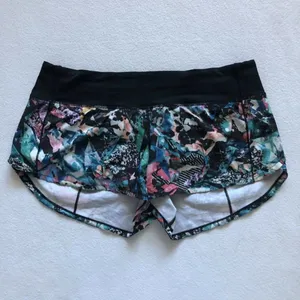 Lululemon Women Run Speed Up Short 2.5" Inseam Dappled Daze‎ Obsidian Size 14 thumbnail 5