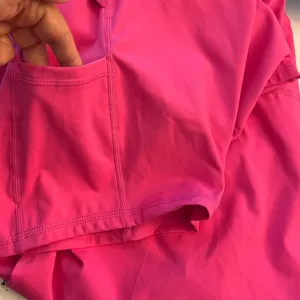 Halara SoftlyZero Airy U Neck 2 in 1 Pocket Mini Dress XS Pink Tennis Golf New thumbnail 5