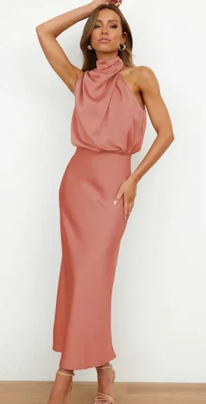 Amazon Satin Dress thumbnail 1