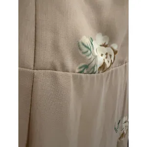 Show Me Your Mumu Floral‎ Maxi Dress Tan Beige XS thumbnail 7