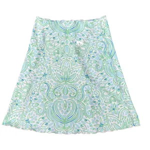 Jean-Pierre Klifa D-Skirt Reversible M Green Blue Tentacle Tales Stretch Coastal thumbnail 3
